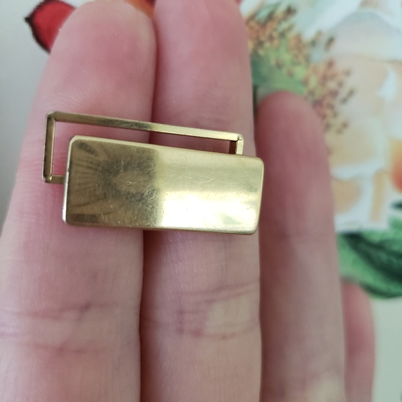 Vintage Krementz Amber Accent Cufflinks - Picture 10 of 11